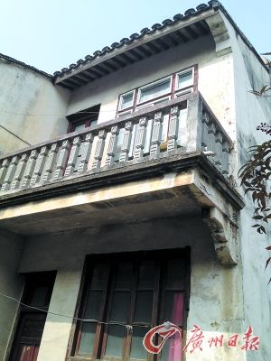 钱钟书故居的外观。