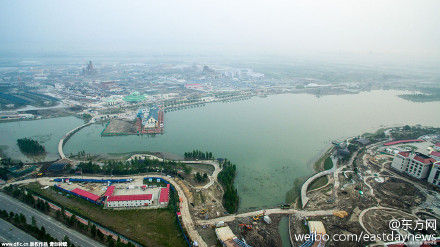 上海迪斯尼乐园风景秀美