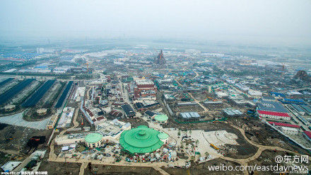 上海迪斯尼乐园全貌