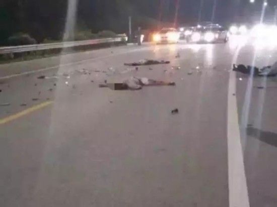 湖州惨烈车祸男子身首异处曝现场惨图