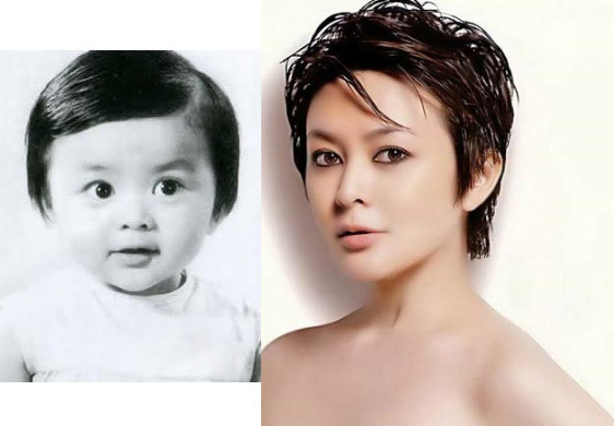 看明星小时候有多萌