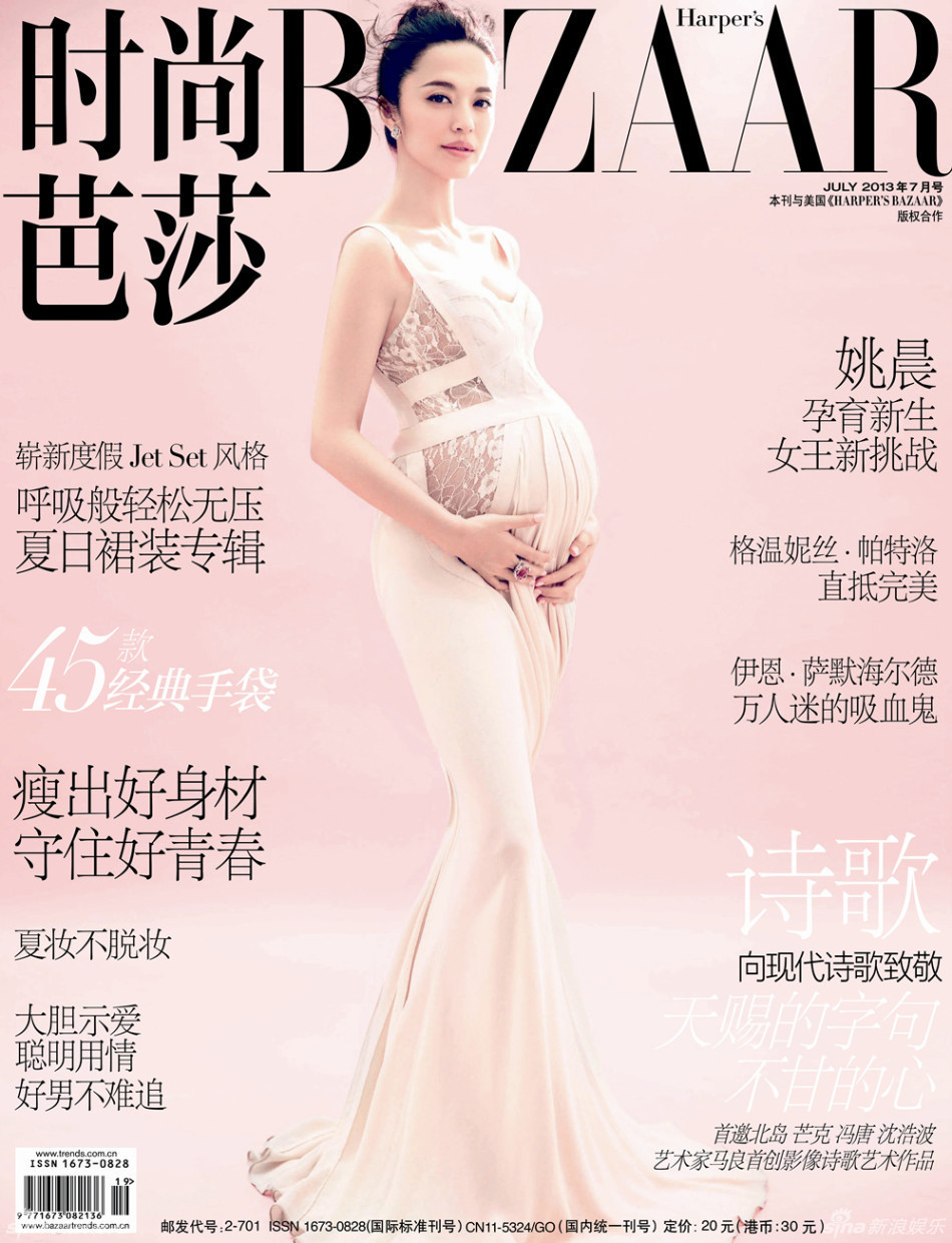 姚晨大肚写真首曝光 尽显母爱