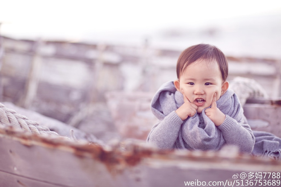 黄磊二胎女儿正面照首曝