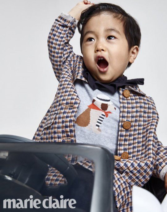 水晶男孩高志溶拍父子写真