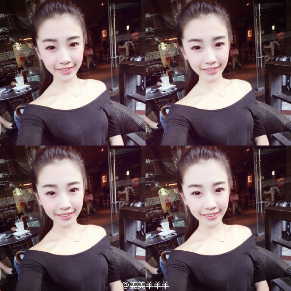 毕业于湖南大学的@姜美羊羊羊在微博晒出冬季写真