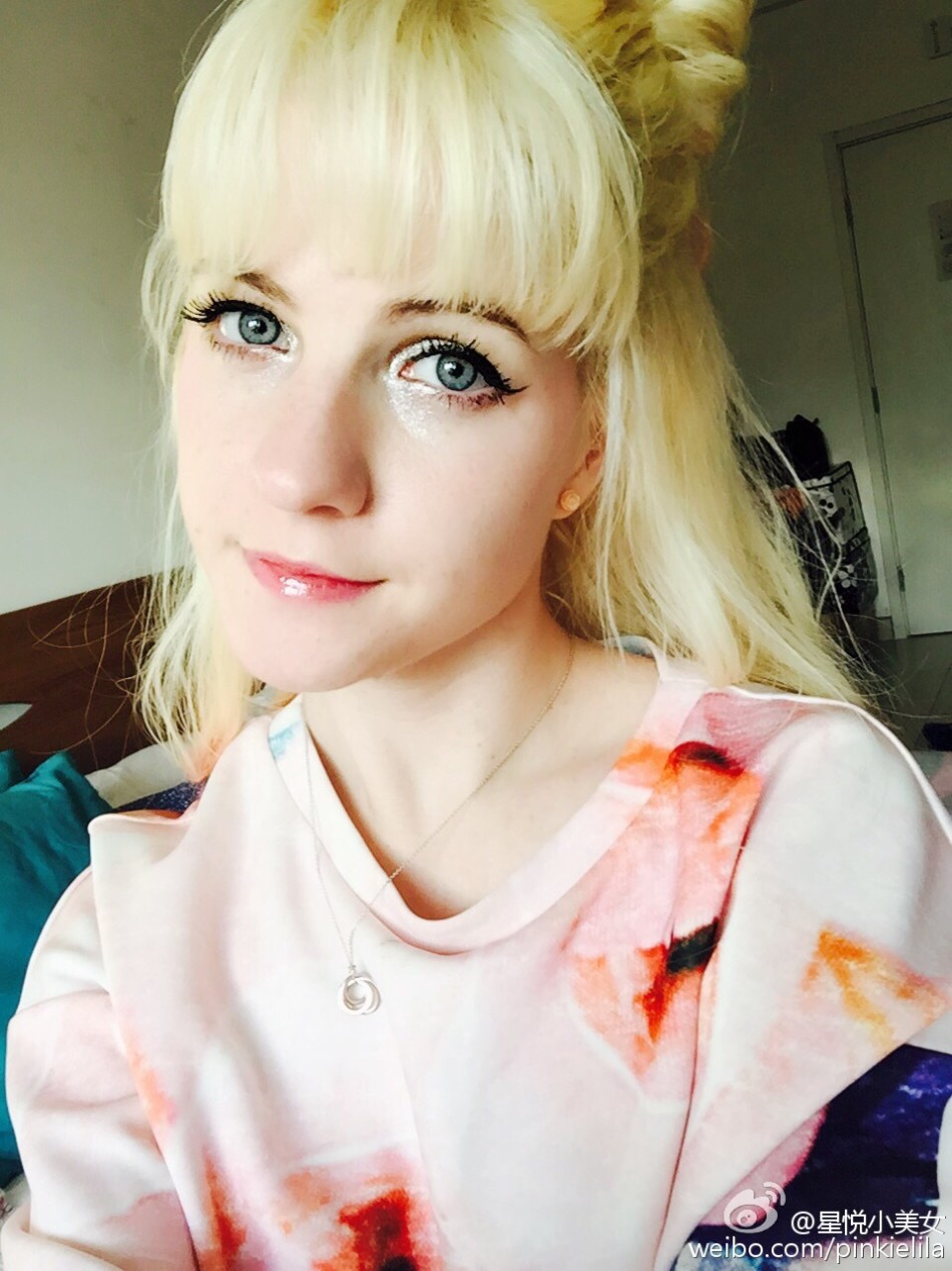 组图:金发美女留学生走红 称自己"假美国人"_高清图集_新浪网