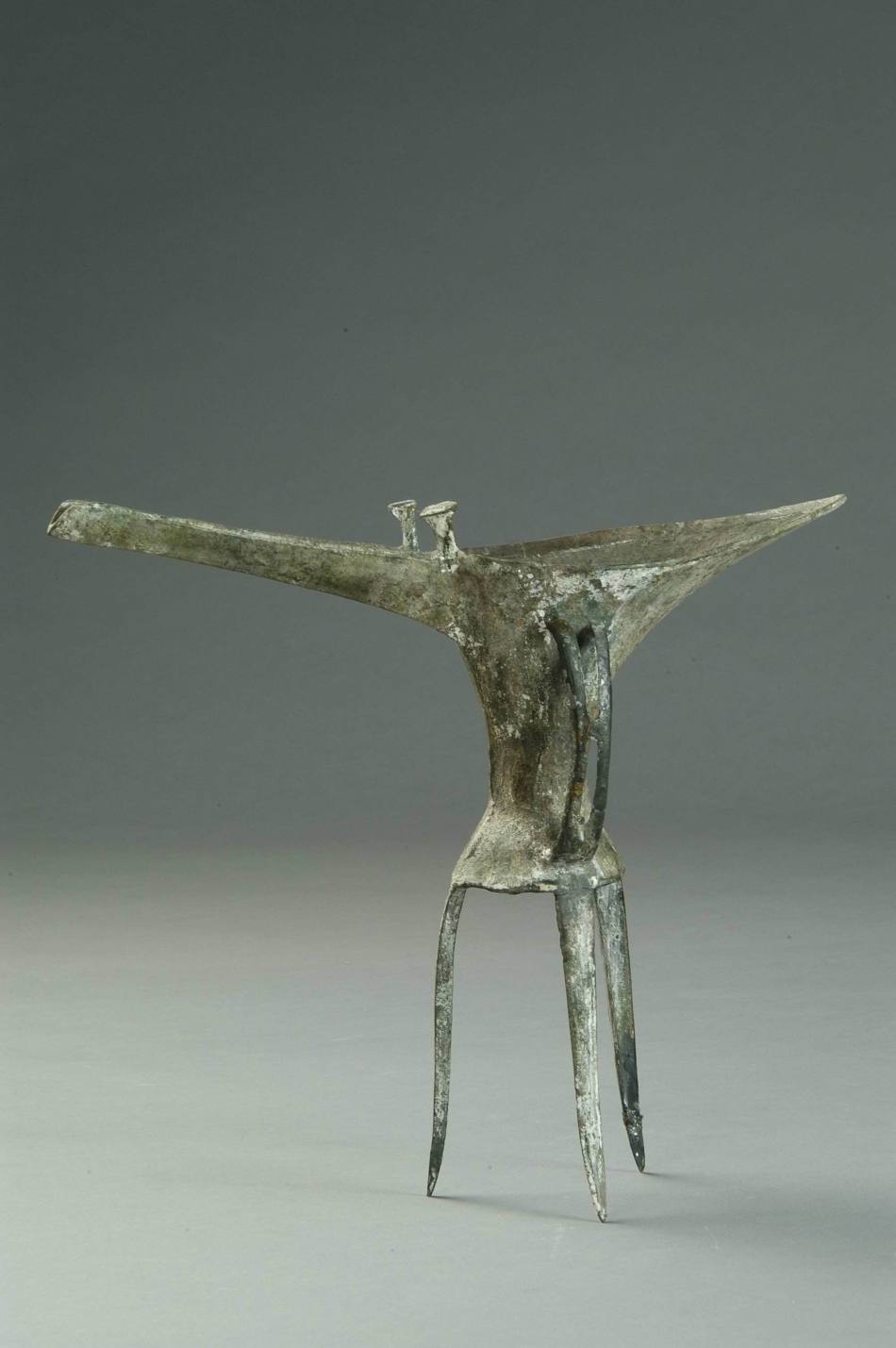 洛阳博物馆老馆-夏代铜爵(国宝)