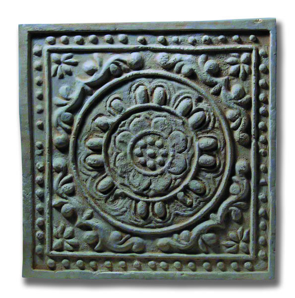 九洲池出土莲花纹方砖
