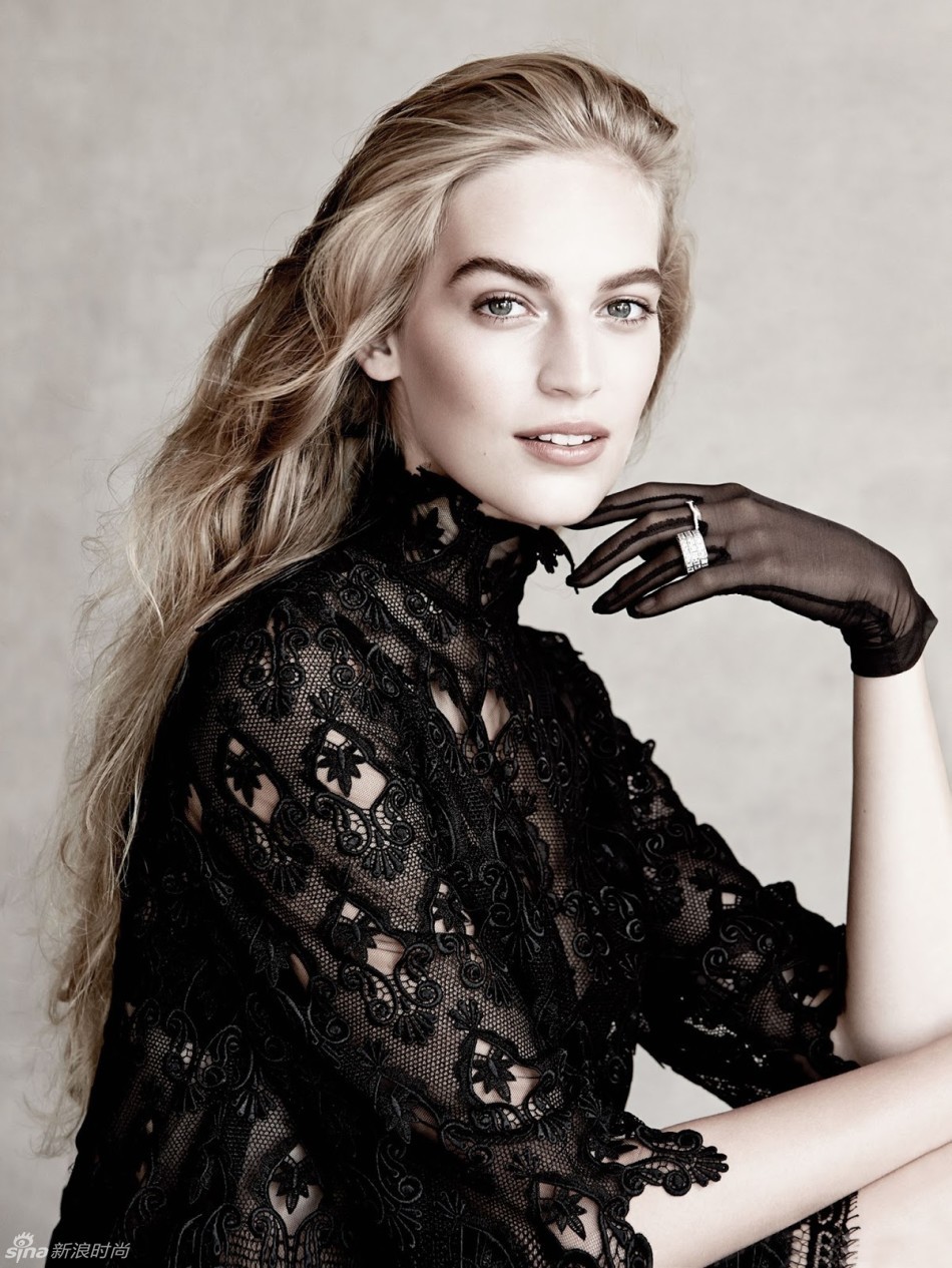 超模演绎vogue唯美黑衣