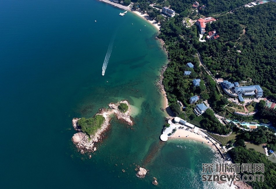 深圳有座心形岛 颜值超高比肩大堡礁