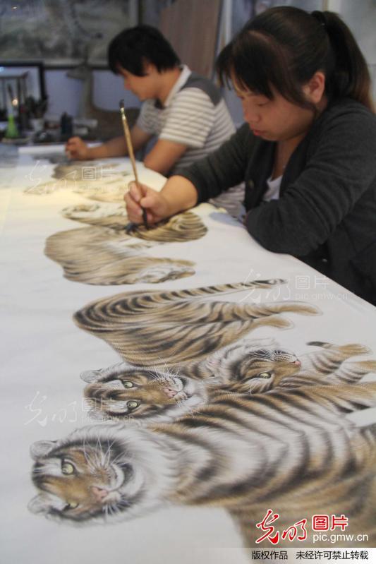 探访河南民权中国画虎第一村