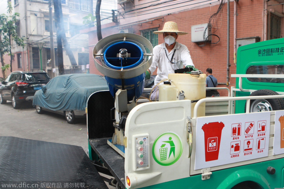 广州城管大炮打蚊子