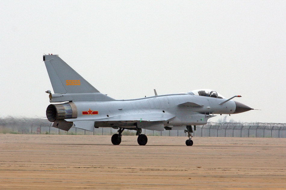 歼10战斗机在第七届中国珠海航展上进行飞行表演,摄影:安京 新浪网