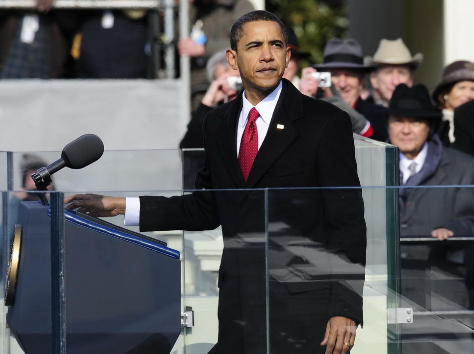 奥巴马宣誓就任美国总统