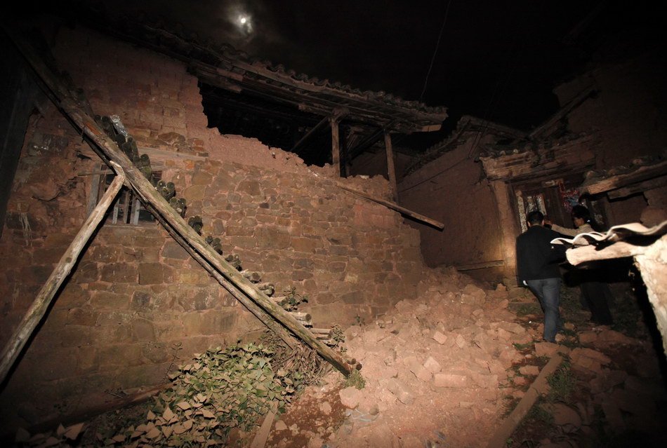 云南姚安发生6级地震_高清图集_新浪网