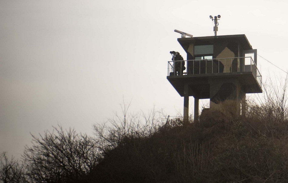 延坪岛上的防空洞