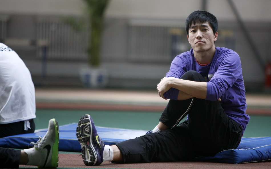 刘翔两会期间在京坚持训练_高清图集_新浪网