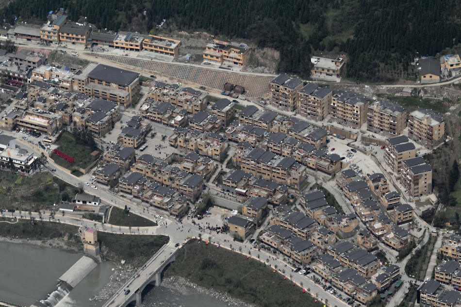 汶川地震灾区重建对比图_高清图集_新浪网