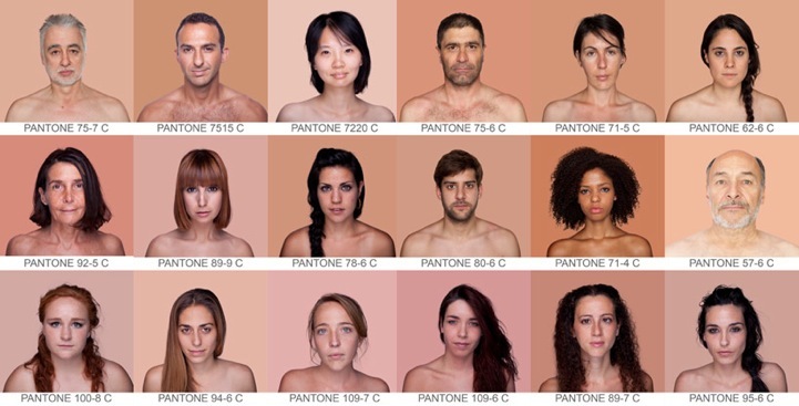 摄影师拍不同肤色人像制成色卡引争议