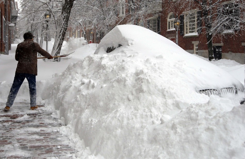 美国东北部遭遇罕见暴风雪_高清图集_新浪网