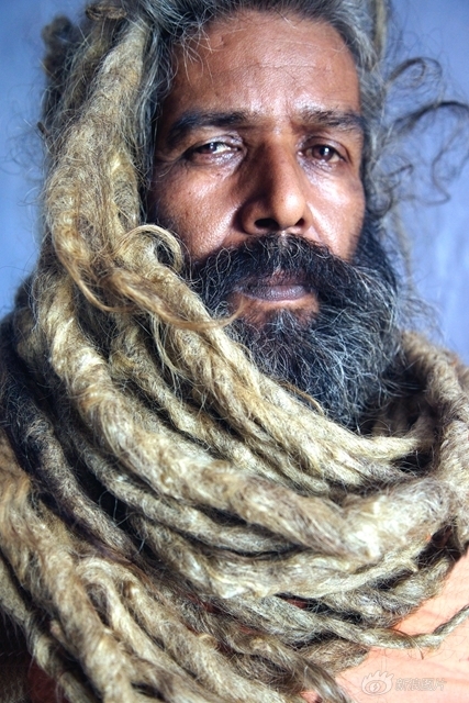 印度苦行僧的面孔