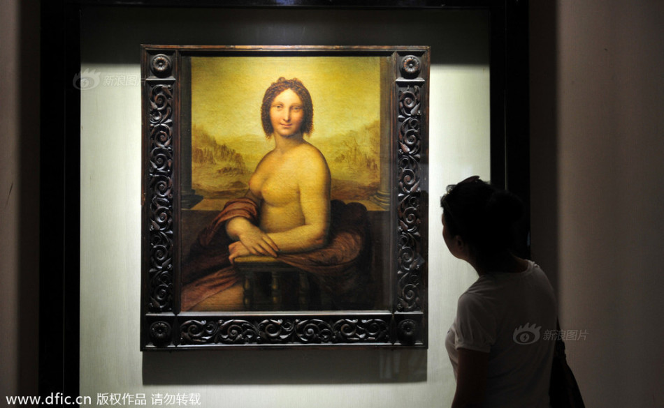 达芬奇名作《半裸的蒙娜丽莎》在华展出