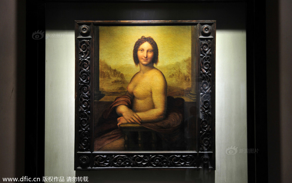 达芬奇名作《半裸的蒙娜丽莎》在华展出