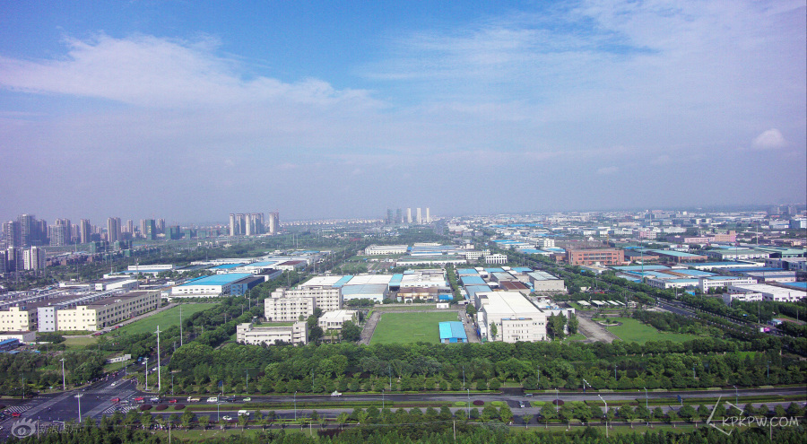 航拍昆山中荣工厂爆炸事故现场