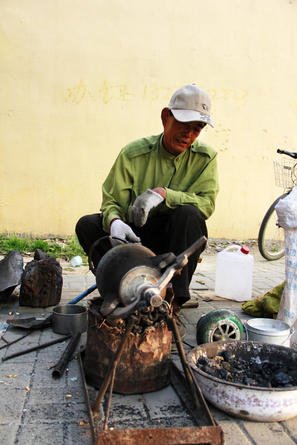 老式爆米花(组照)