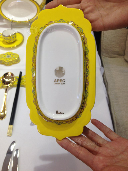 揭秘apec会议欢迎晚宴餐具