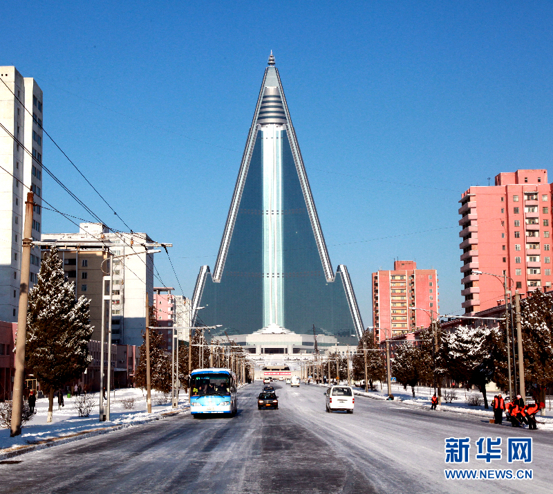 朝鲜高楼图片