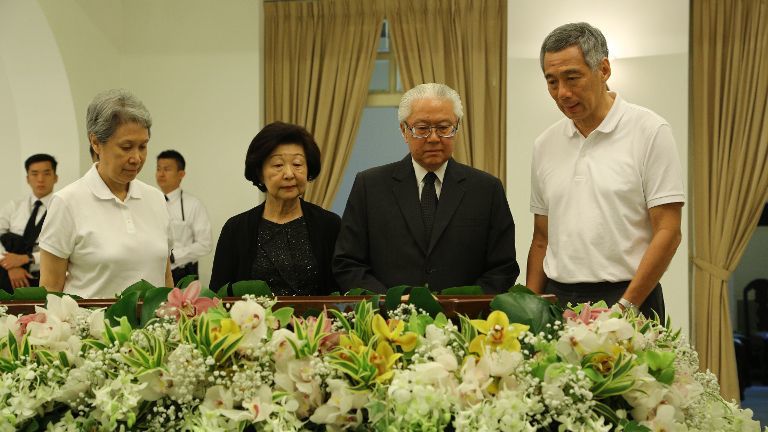 李光耀私人丧礼在新加坡总统府举行