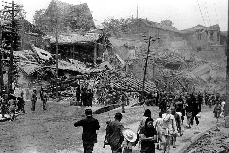 日军大轰炸下的陪都重庆