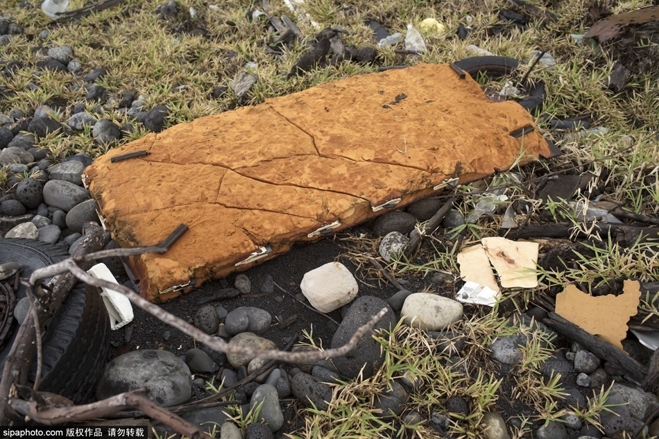 法属留尼汪岛飞机残骸图片