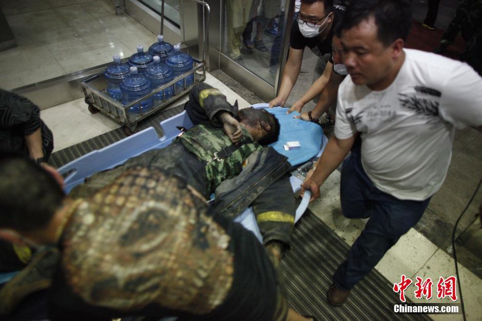 天津爆炸事件多名消防人员牺牲