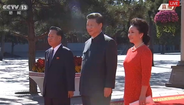 朝鲜劳动党中央政治局委员崔龙海亮相。