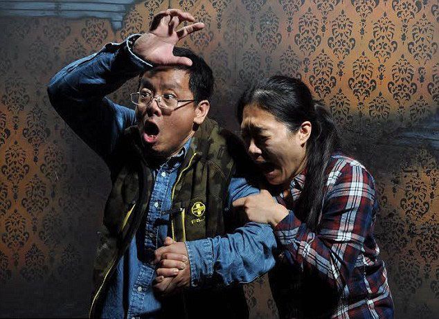 "噩梦工厂"恐怖屋 专捕捉游客惊恐表情