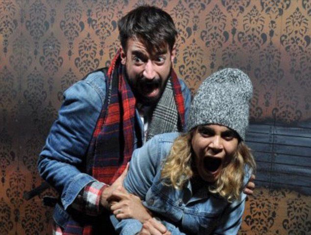 "噩梦工厂"恐怖屋 专捕捉游客惊恐表情