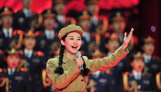 歌手王芳青春亮丽 成春晚"独苗"一支