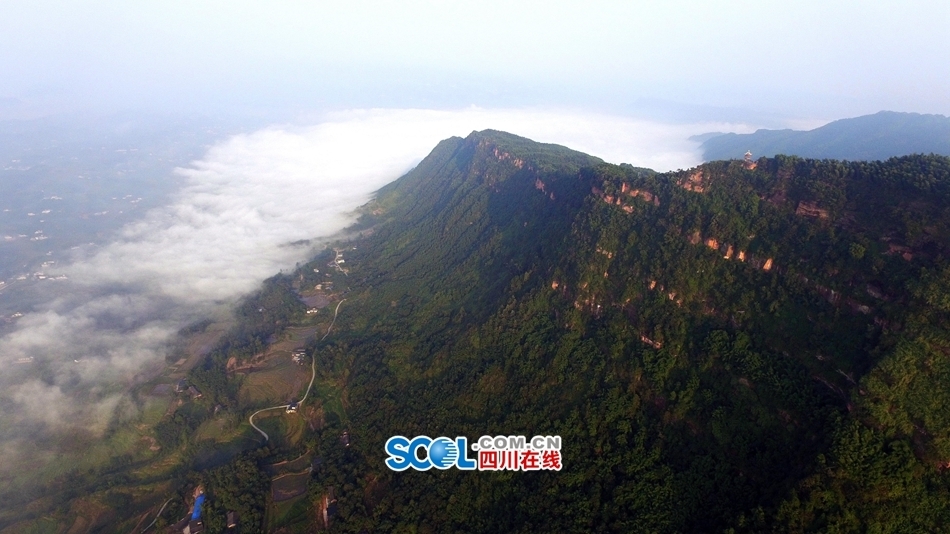 宜宾出现了百龟拜寿云海奇观