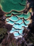 九寨天堂—鸟瞰树正海和神仙池美景