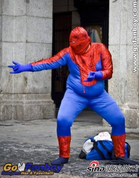 雷人 搞笑 外国胖子cosplay图集