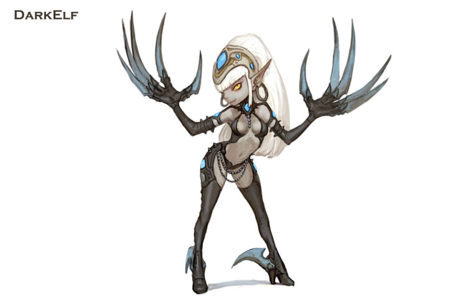 《龙之谷》卡通风格原画