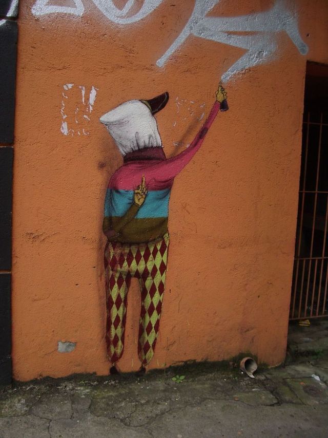 墙壁涂鸦作品欣赏