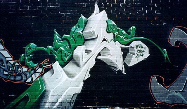 墙壁涂鸦作品欣赏