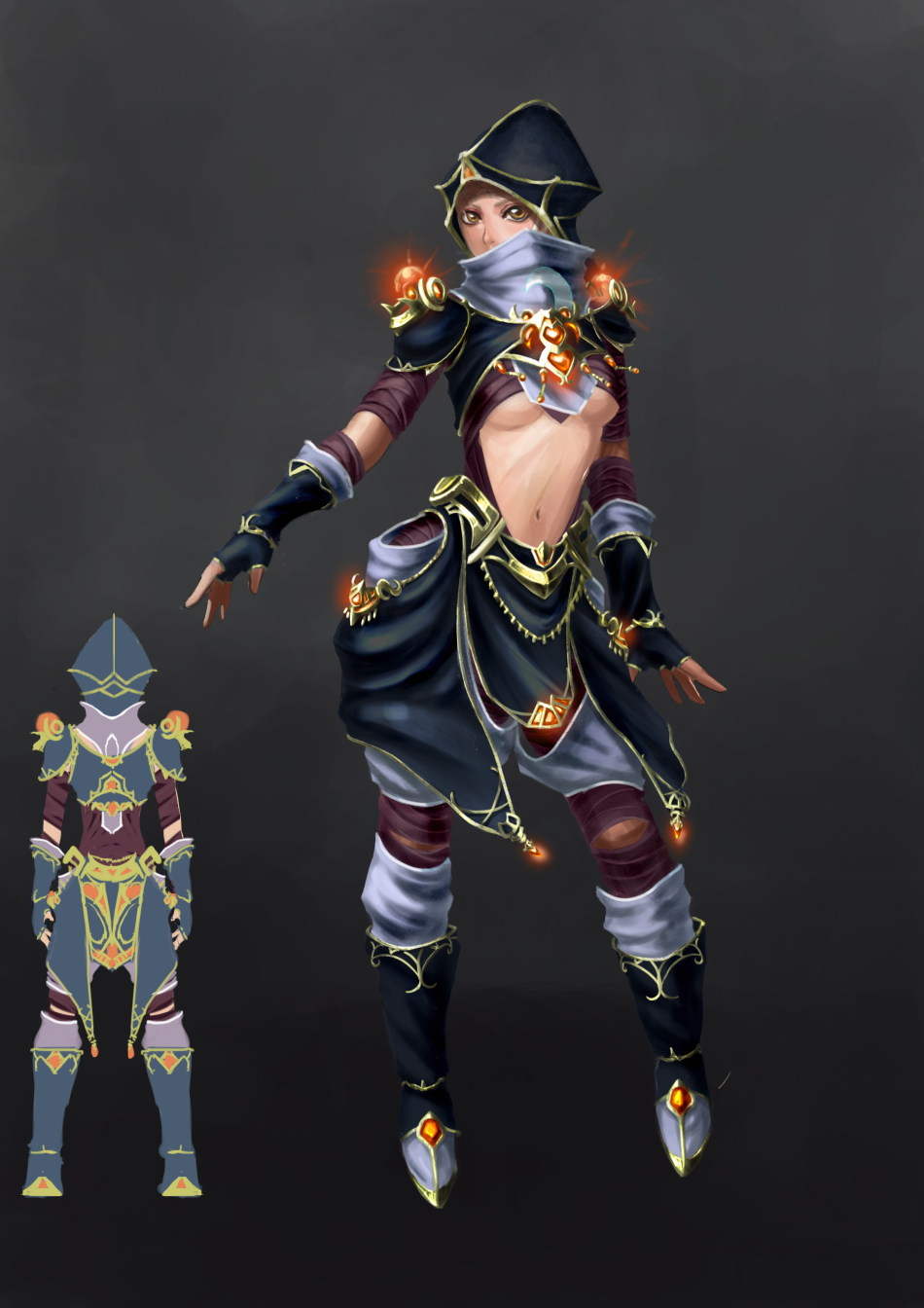 勇士online游戏原画