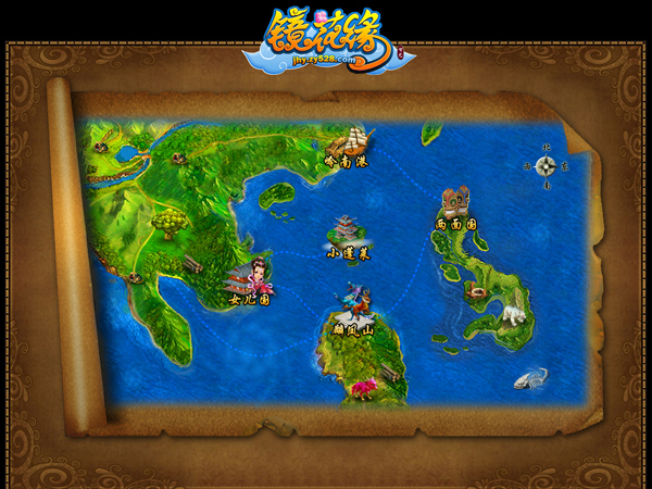 《镜花缘》游戏原画