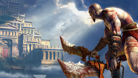 暴力的美学 《战神》系列psp壁纸下载