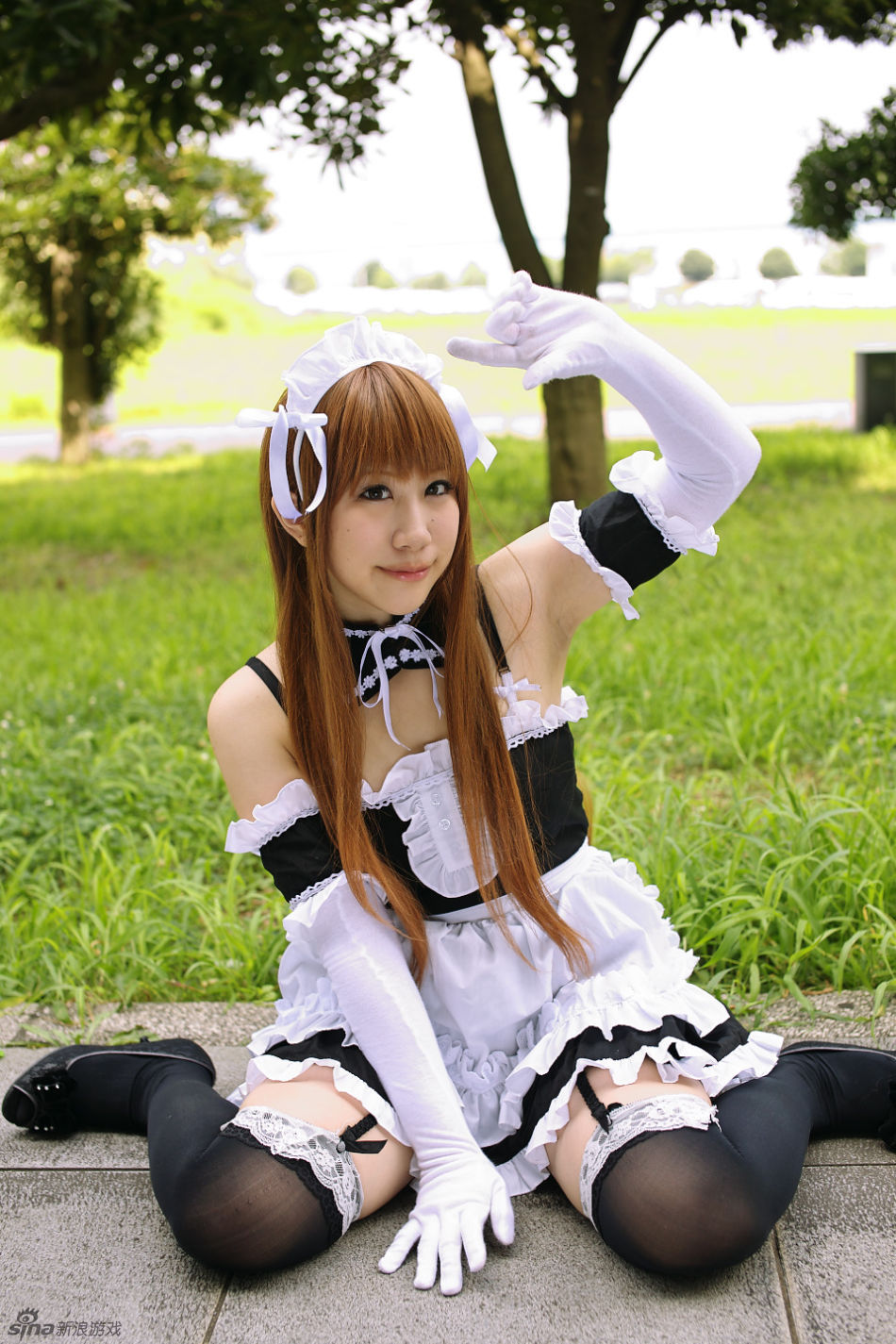 cosplay美女娇媚性感女仆高清图