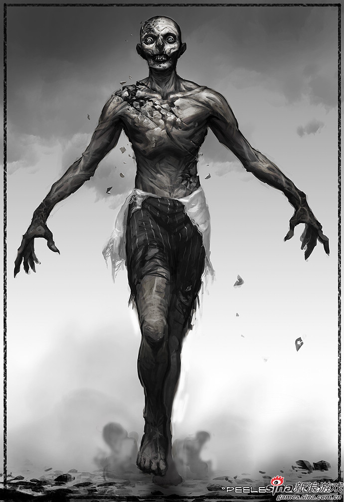 亡灵实验室僵尸网游原画